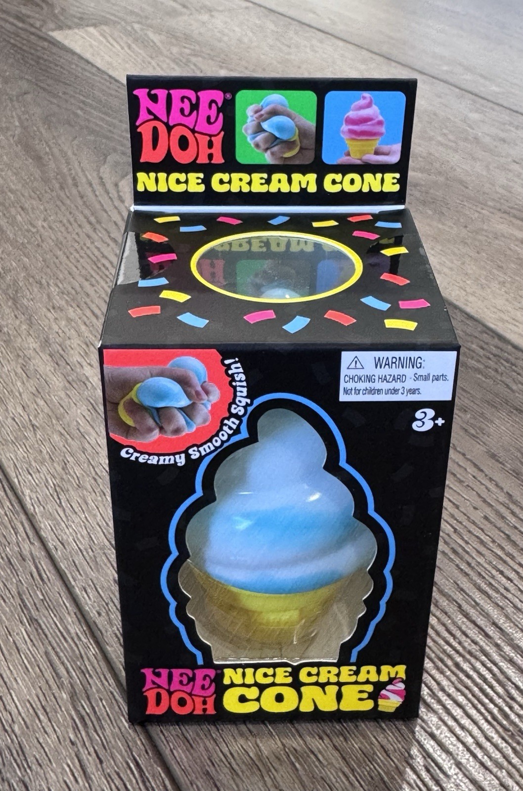 Blue Needoh Nice Cream Cone New in Box Ice Cream FAST SHIPPING Squish toy