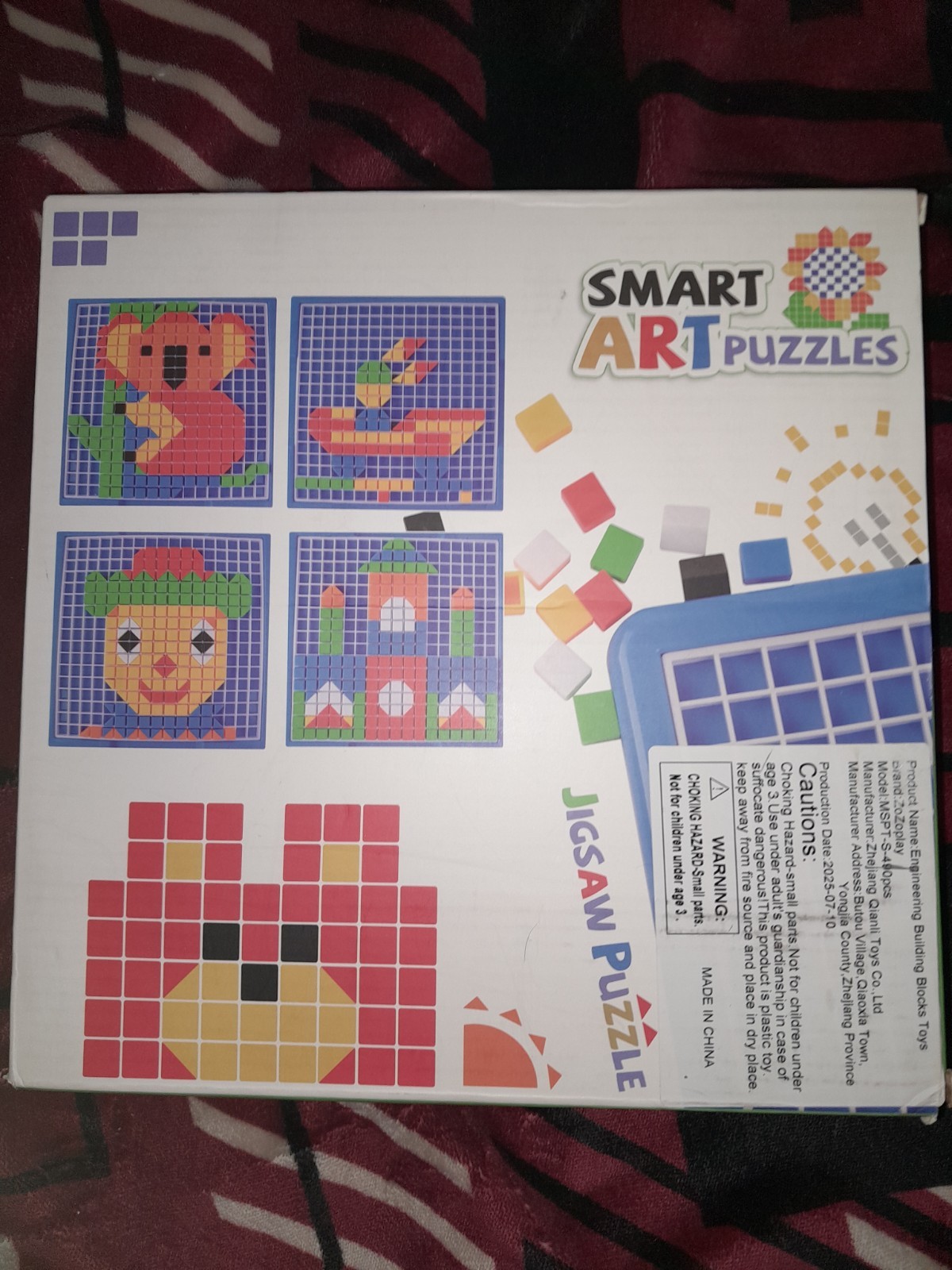 Smart ART Puzzles Educational Toys 490 Pieces Ages 3+ Complete