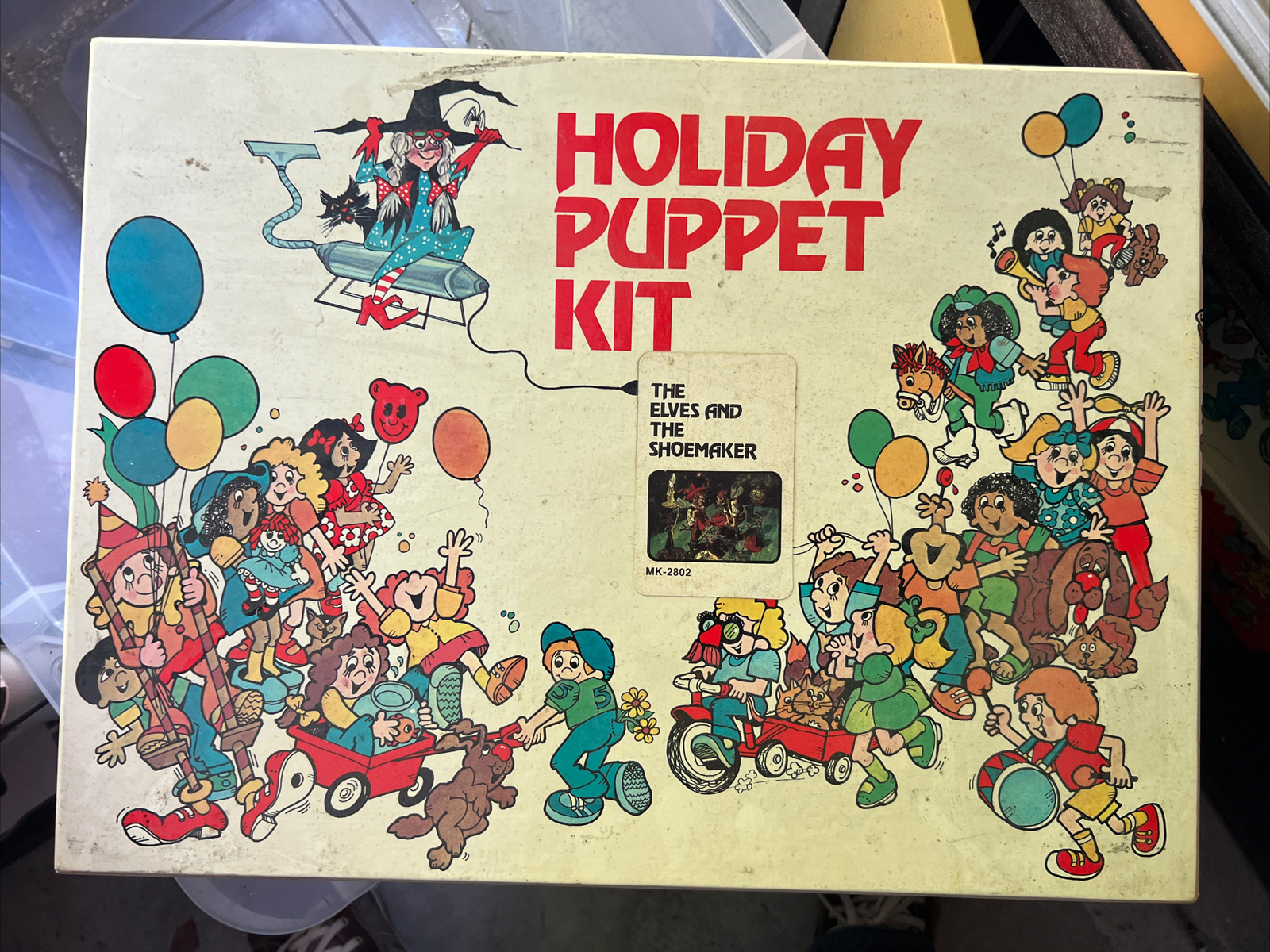 1977 Vintage Holiday Puppet Kit – The Elves And The Shoemaker MK-2802