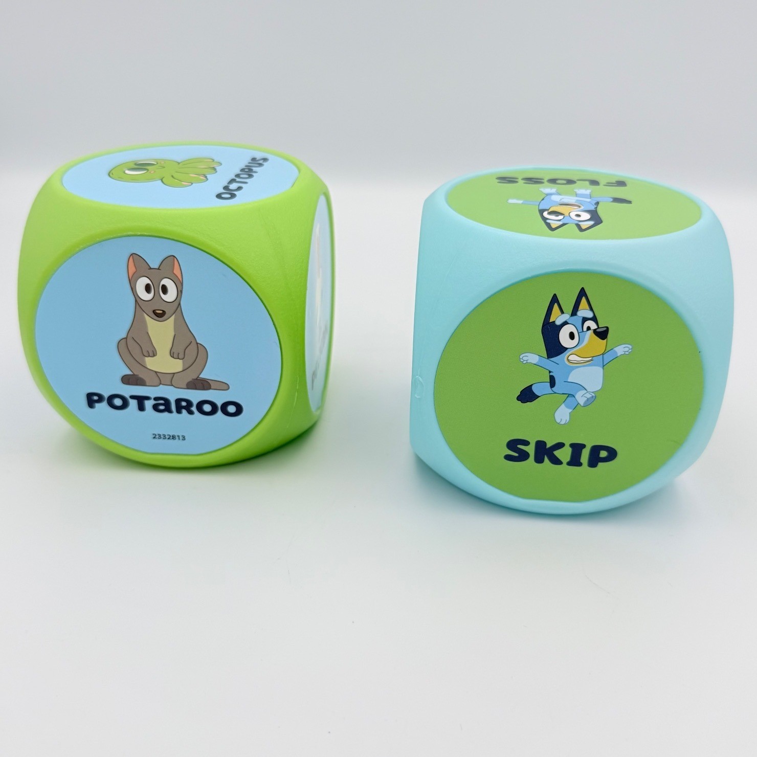 Bluey Action and Animal Dice Kids Game Learning Toddler Toy