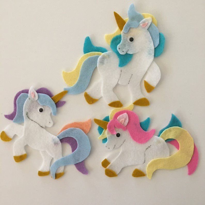 Unicorns and Fairies Sample Set for Felt or Flannel Board Play