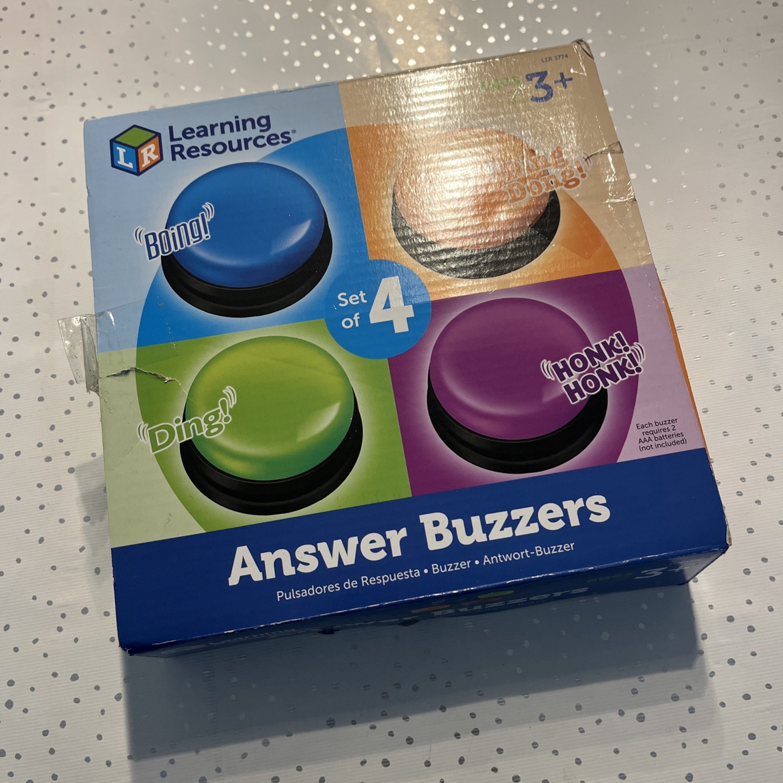 Learning Resources Sounds Answer Buzzers Multi Colored Sound Classroom