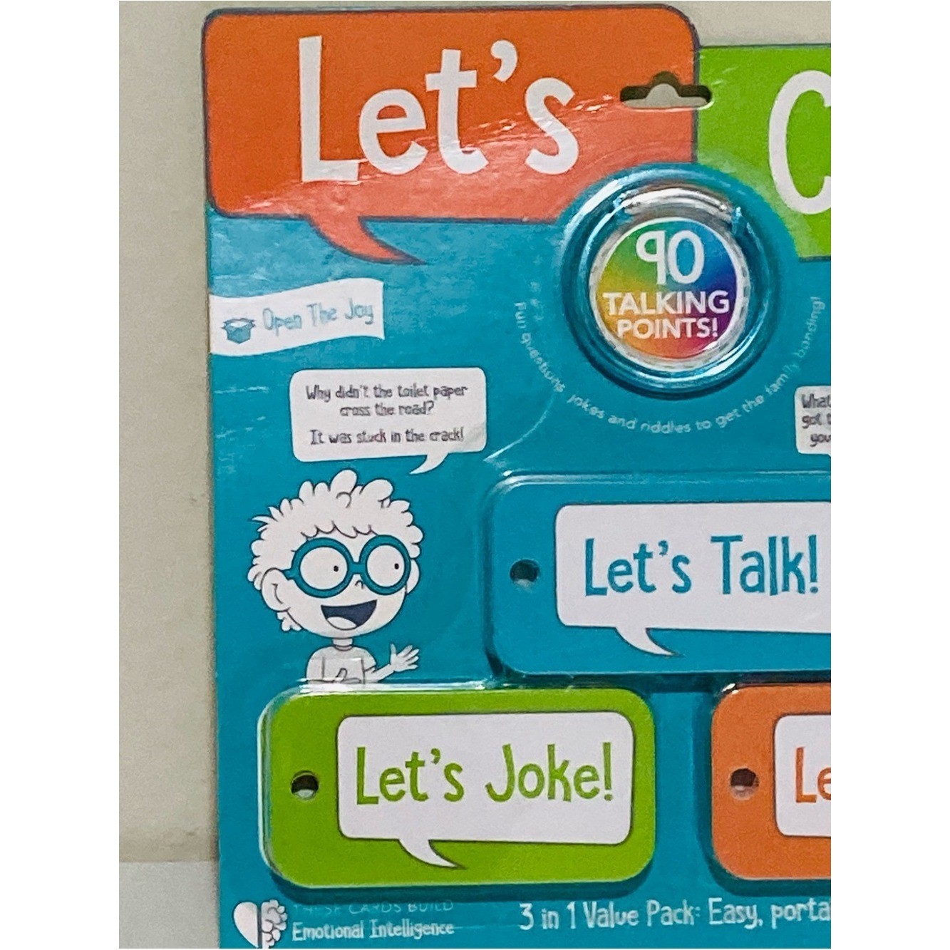 NEW Let’s Chat! 90 Talking Points Card Set ages 4-12 Emotional Intelligence