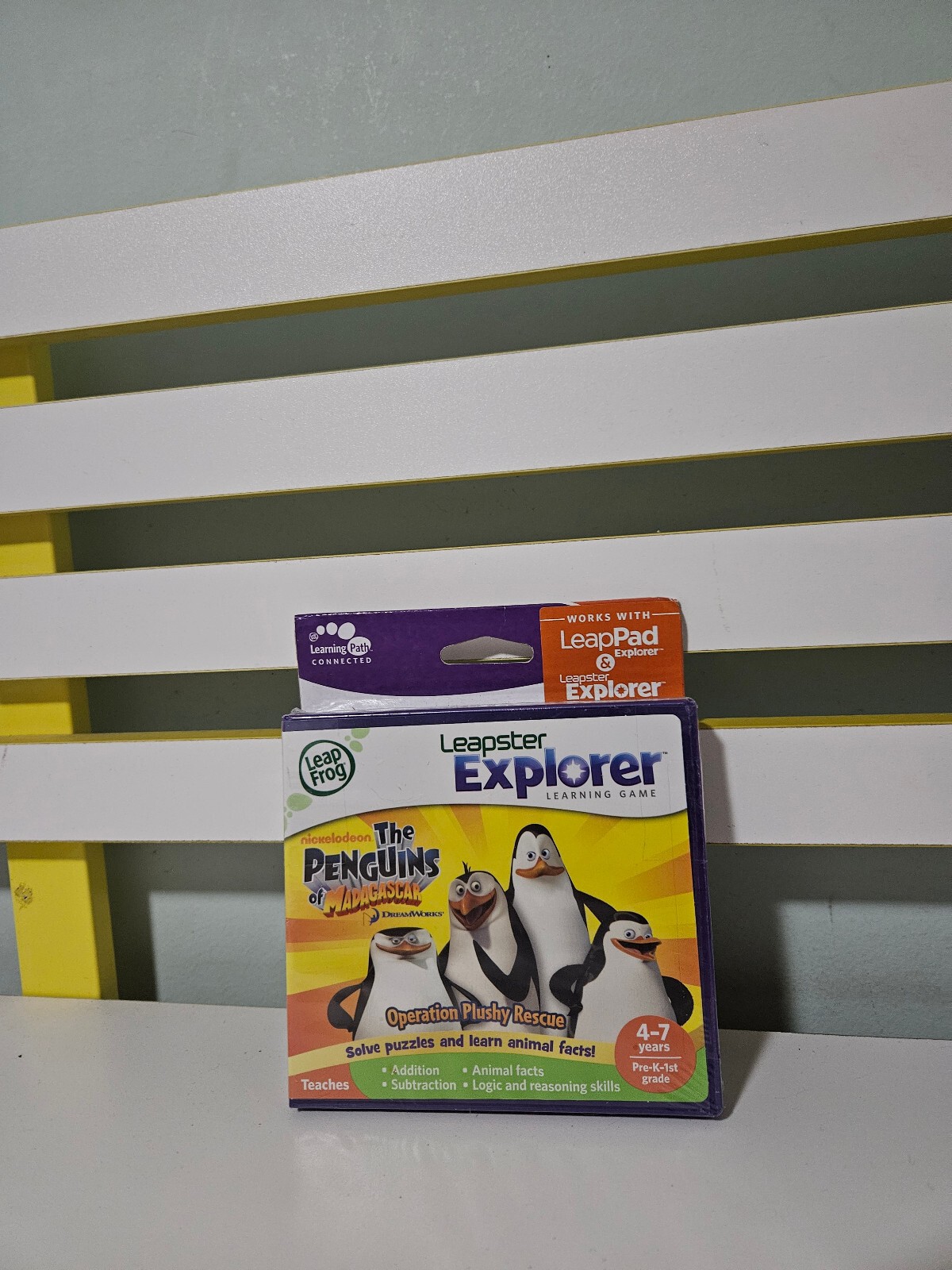 Penguins of Madagascar Operation Plushy Rescue Game Leapster Explorer