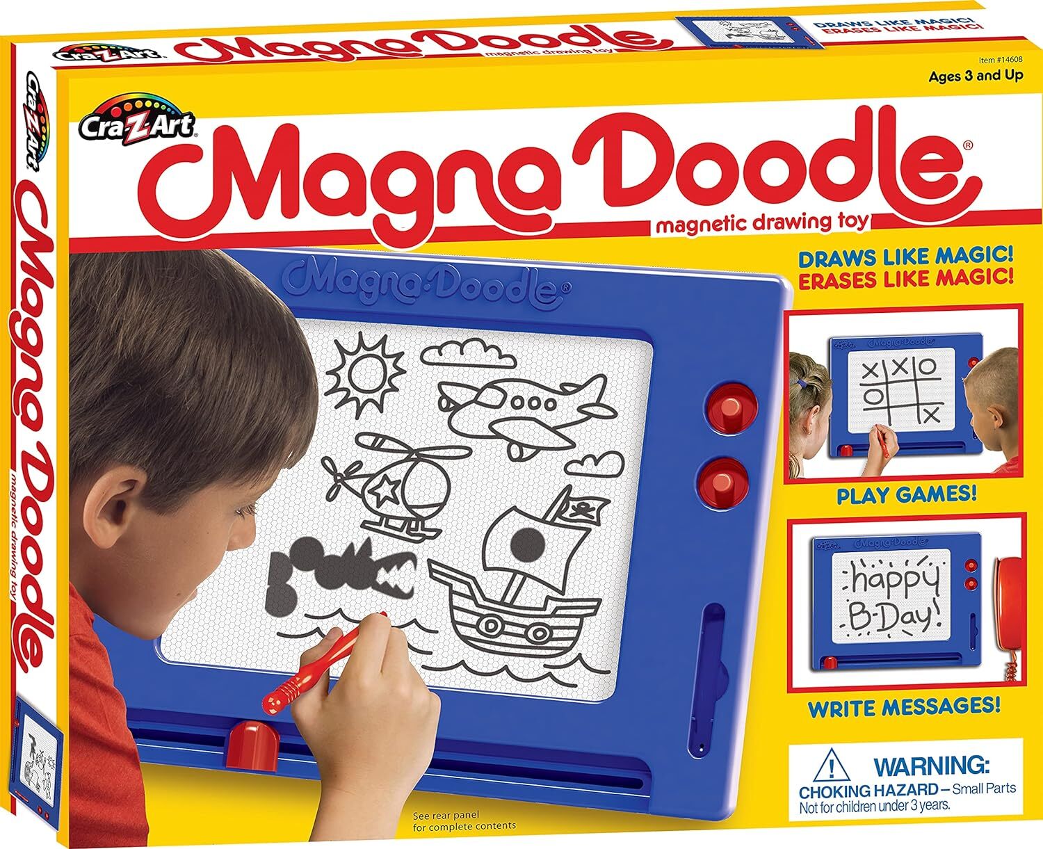 Pizarra De Dibujo Magnetica Retro Magna Doodle Para Ninos De 3 Anos En Adela…