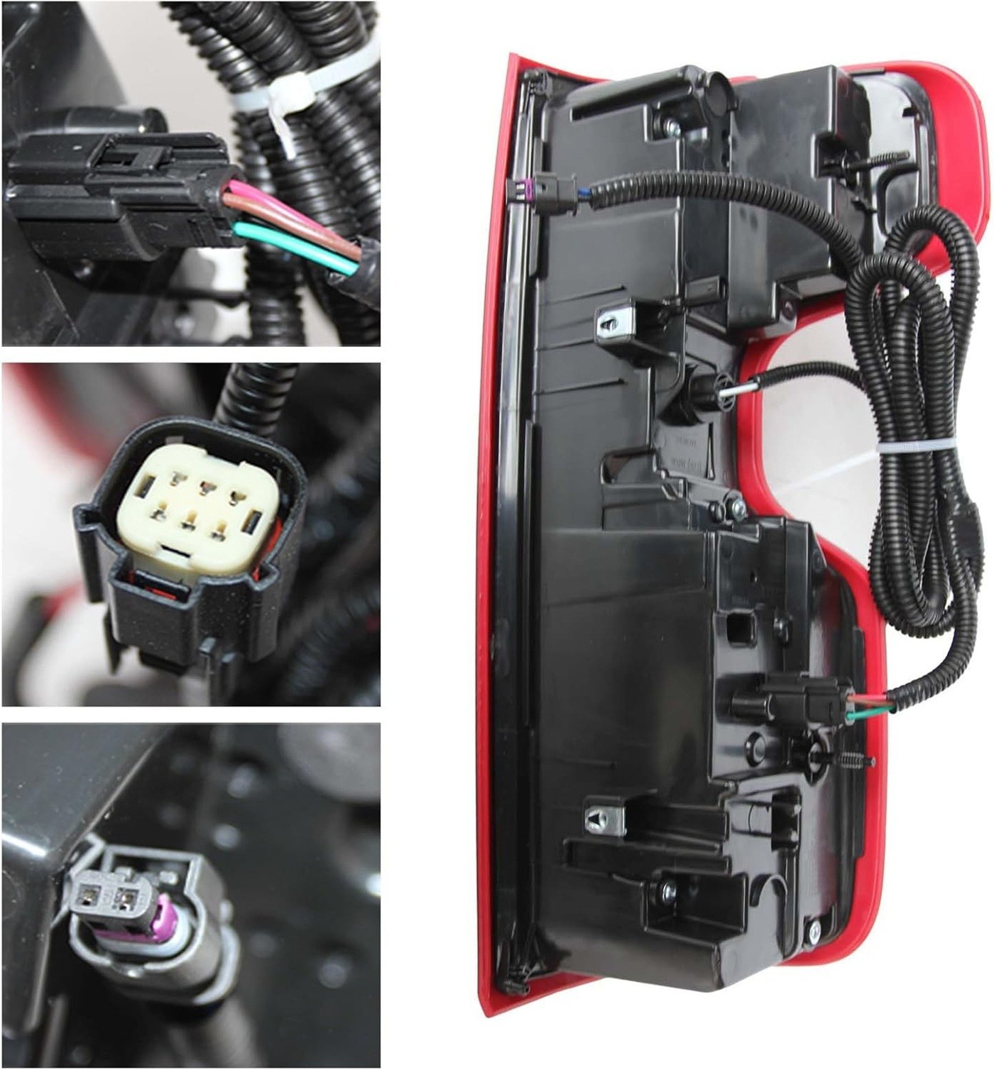Left Driver Side LED Tail Light for 2019-2023 Chevy Silverado 1500 2500HD 3500HD