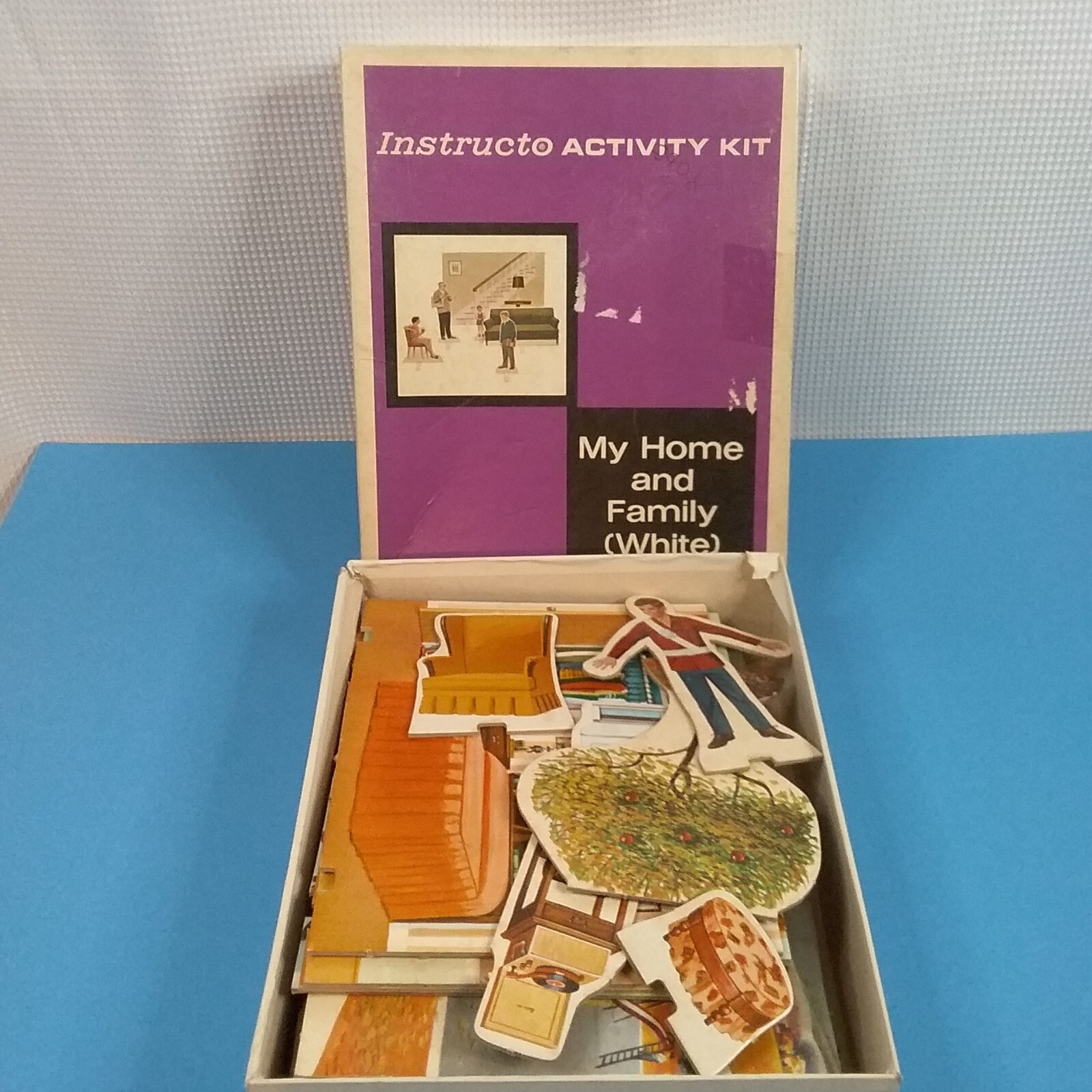 Vintage Instructo Activity Kit My Home and Family 1960’s