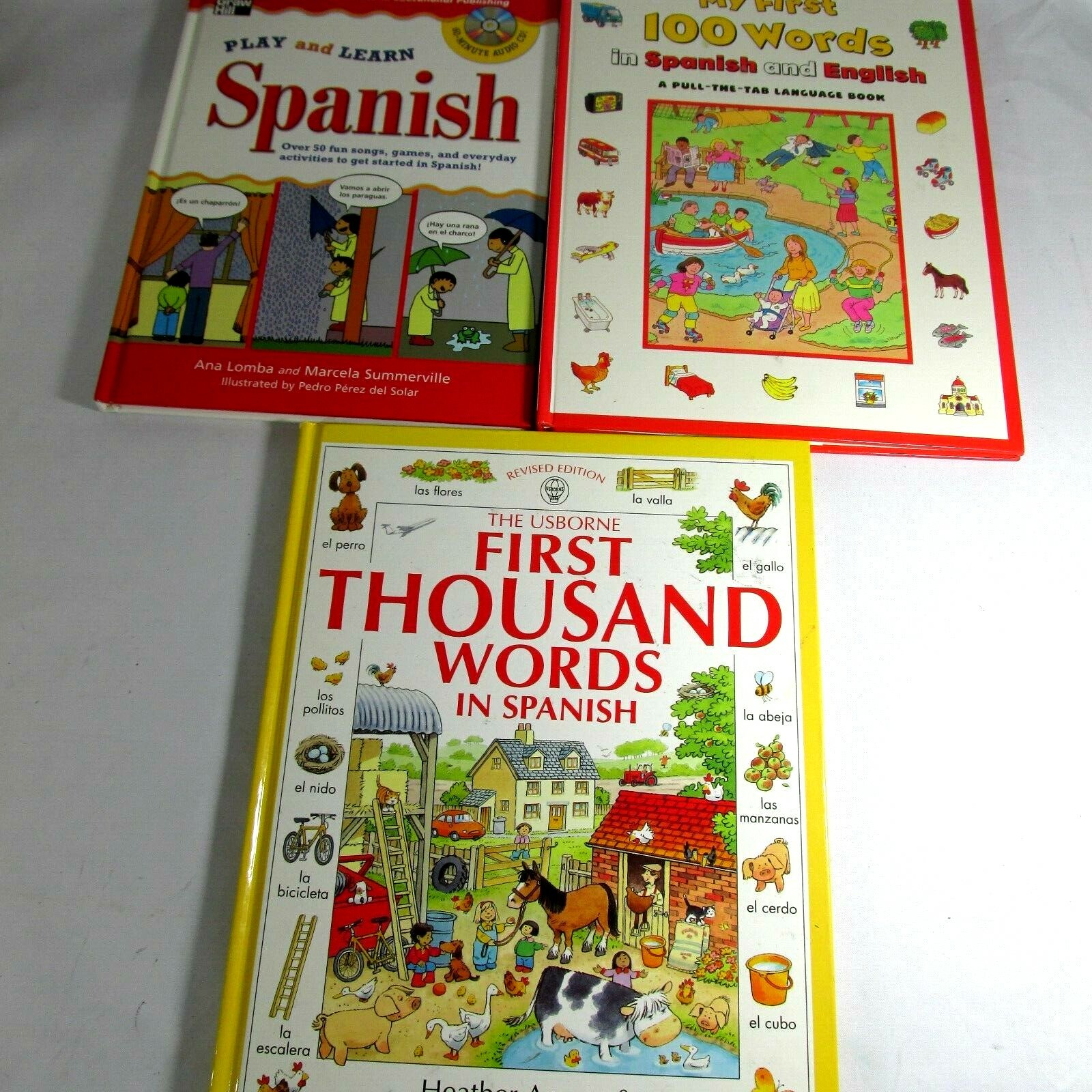 KIDS LEARNING SPANISH BOOKS All Hard Covers