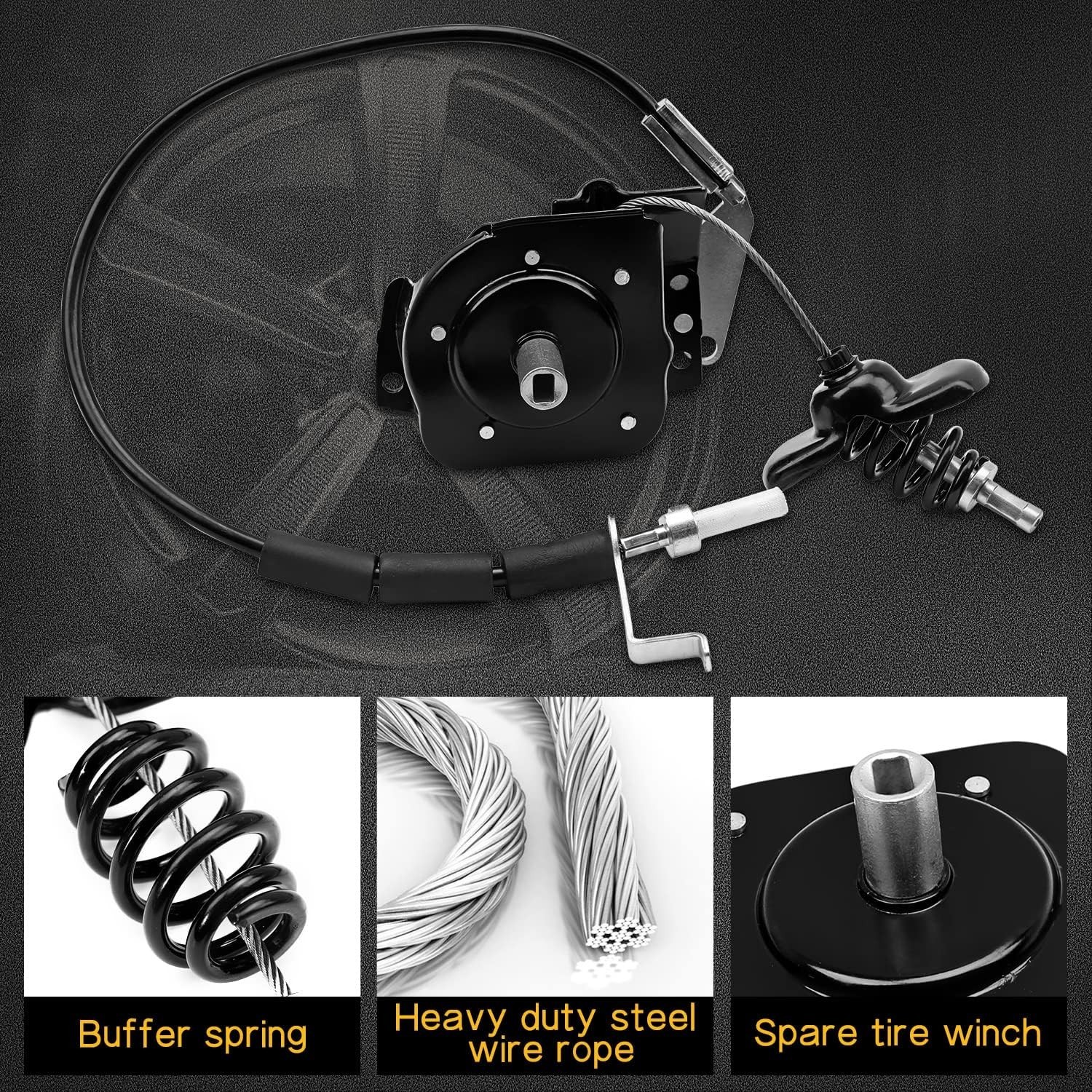 924-512 Spare Tire Hoist Winch Lifter Fit for Mercury Mariner 2005-2011 | Fit…