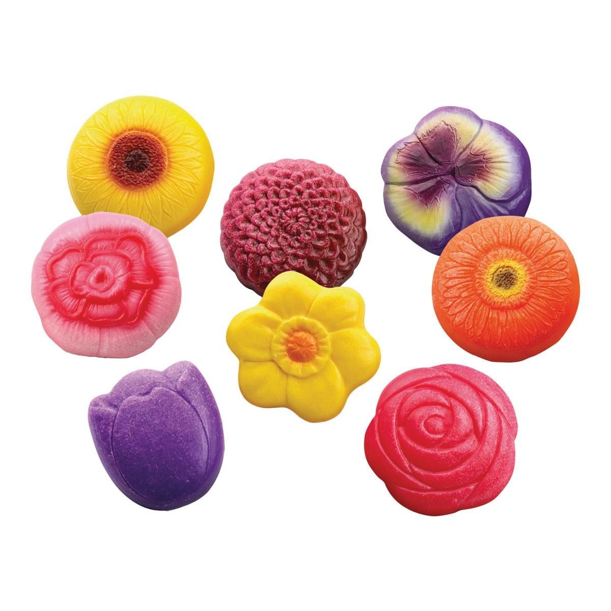 Yellow Door Sensory Play Stones: Flowers – 8 Pieces