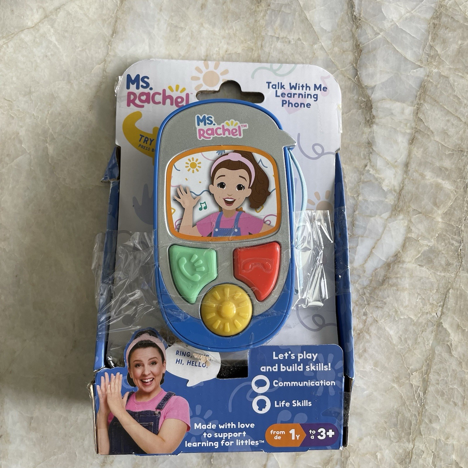 Ms. Rachel Electronic Talk with Me Learning Phone NEW Damaged Package