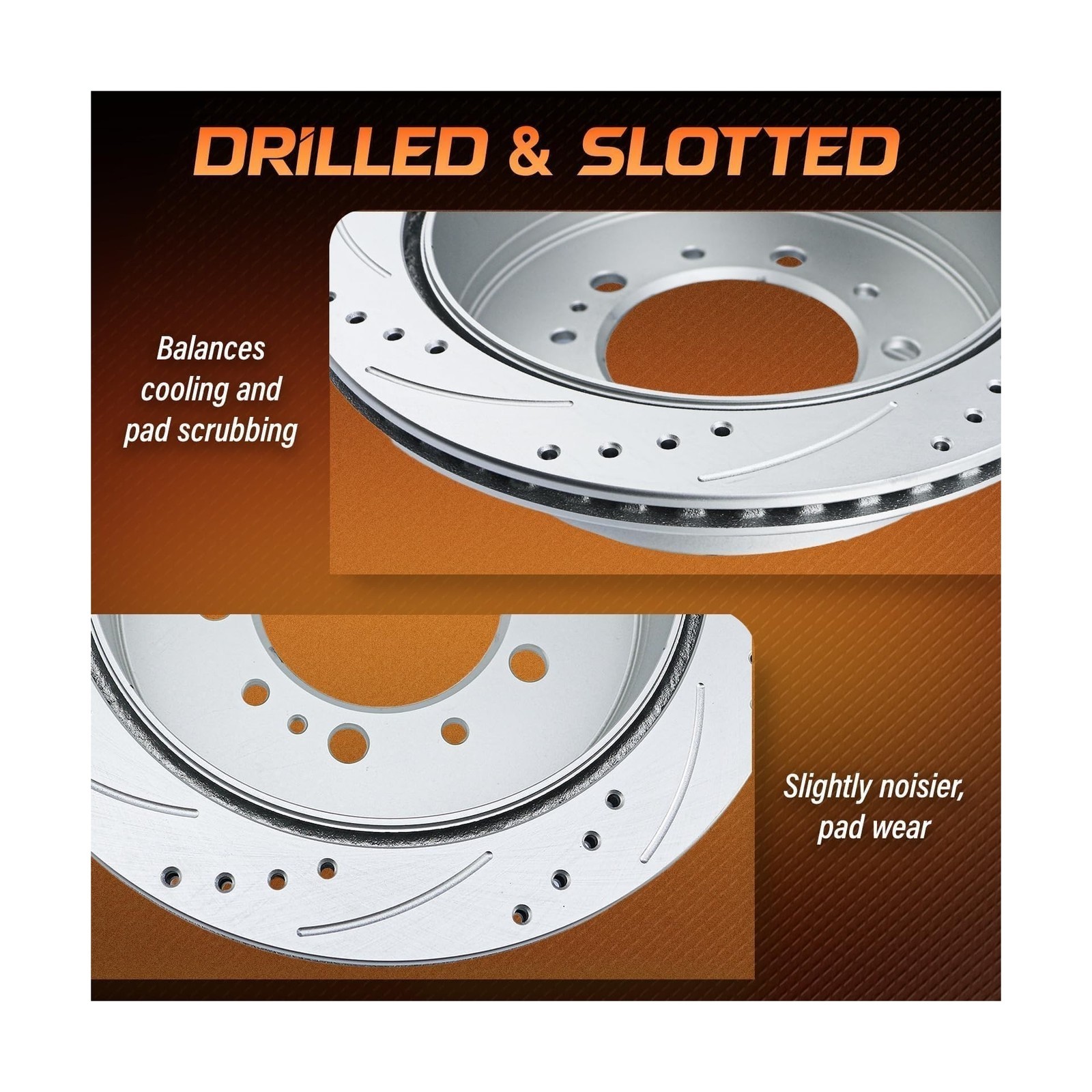 Brake Kit Compatible With 2007-2021 Toyota Tundra, 2008-2022 Sequoia, 2016-20…