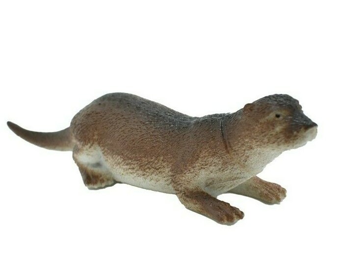 Otter River Realistic Small Toy Model Plastic Replica Forest Animal 5″ F6007