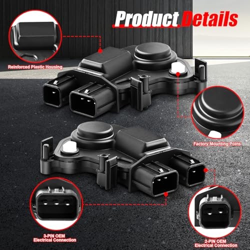 2Pcs Door Lock Actuator Motor Front Left and Right Compatible with 2003 2004
