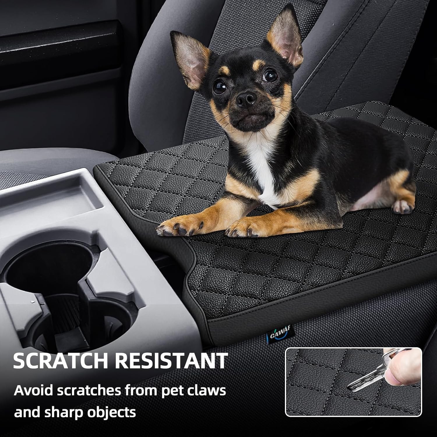 Center Console Cover Compatible with Ford F150 2015-2025,2017-2025 F250 F350 F45