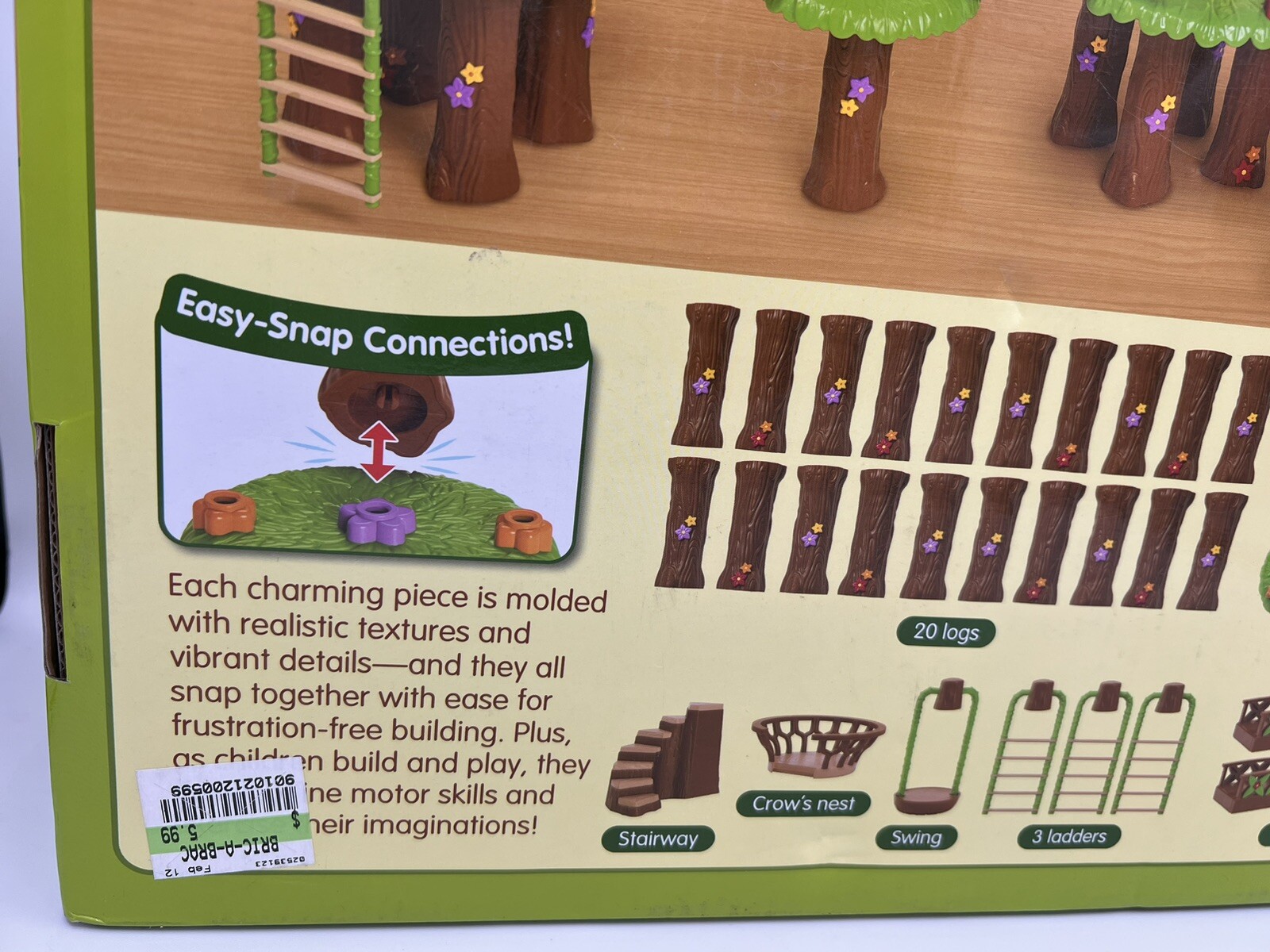 Lakeshore Treehouse Imagination Builders Educational Toy Complete in Box