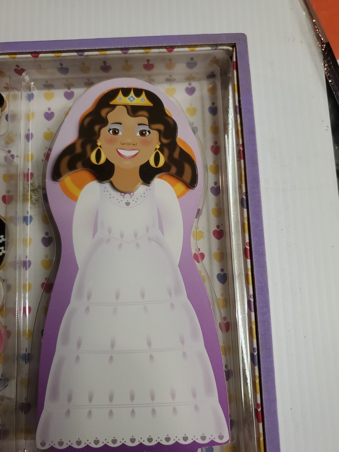 Mellisa & Doug Chunky Wood Safari Puzzle & Crowns & Gowns Magnetic Dress-up Doll