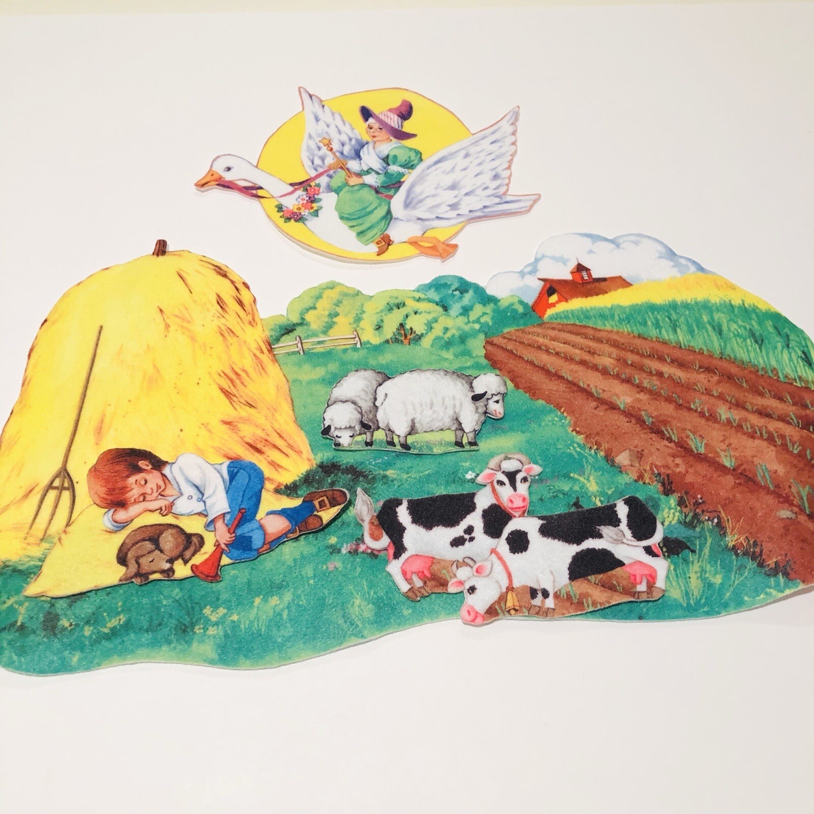 Little Folks Visuals Felt Nursery Rhymes 3 Mother Goose Little Bo Peep Shapes