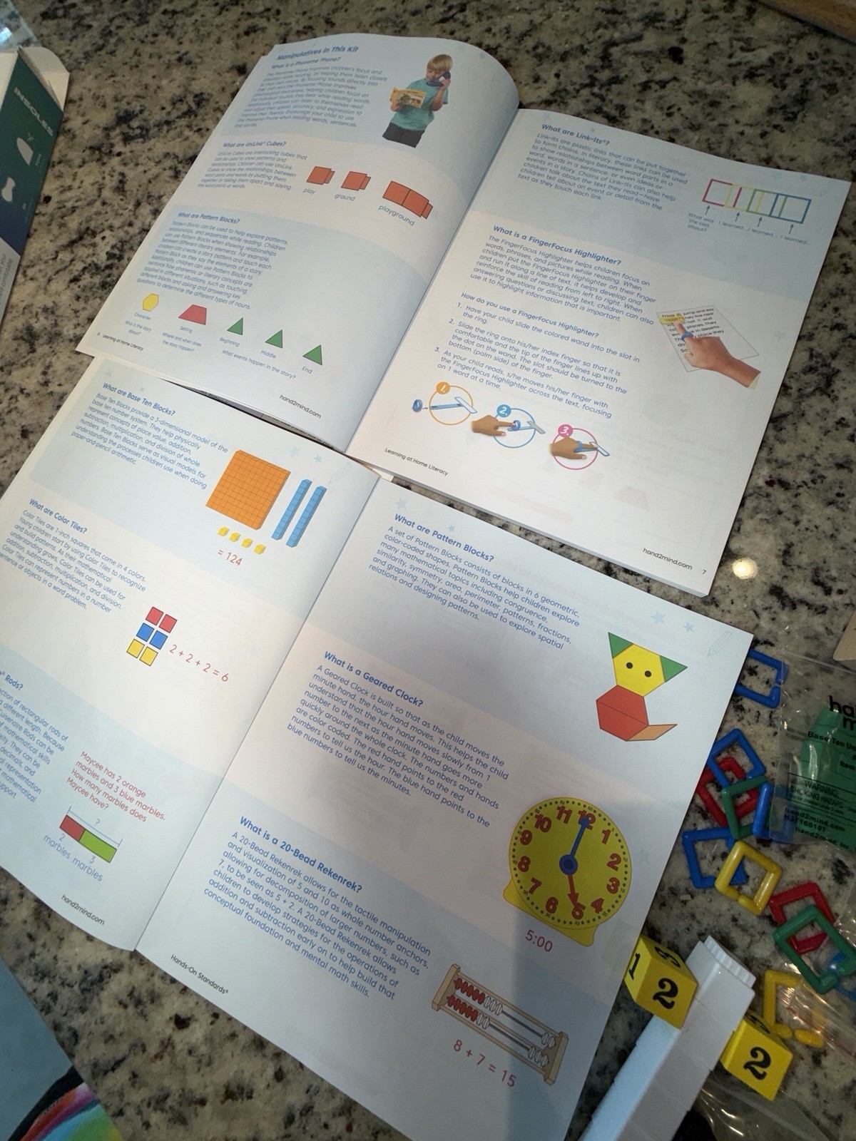 Hand2Mind Primary Literacy AND Math Manipulative Kit – New & Complete!