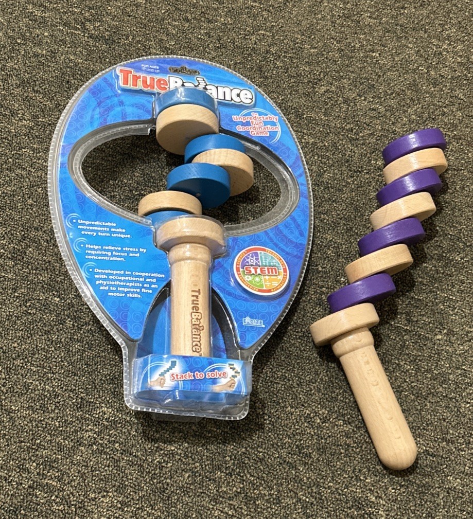 2 TrueBalance Coordination Game Balance Wood Toy for Adults and Kids STEM – New