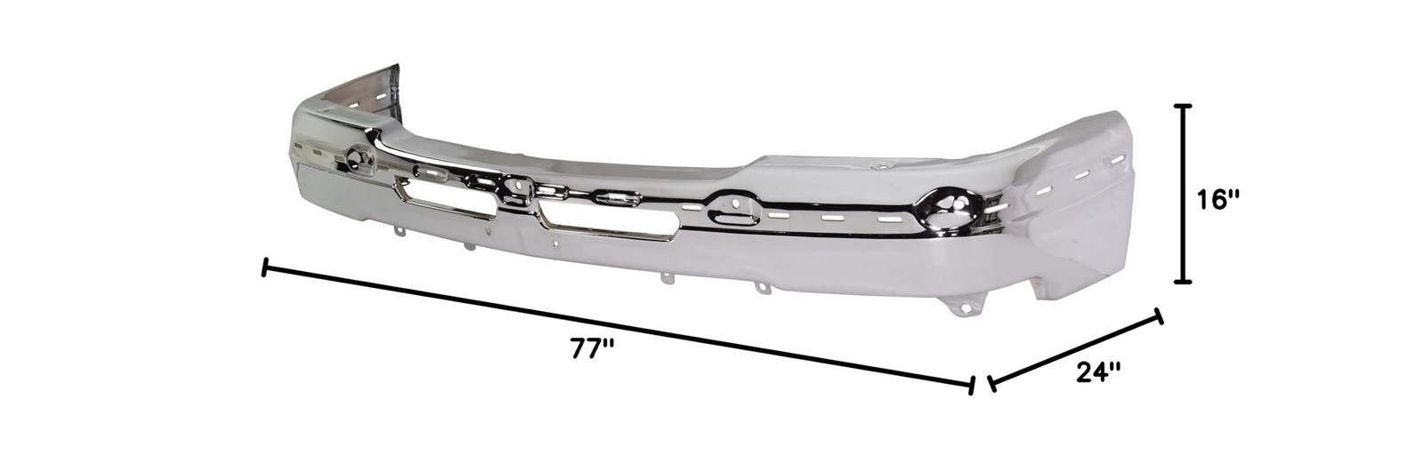 Garage-Pro 1-Piece Front Bumper for Chevrolet Silverado 1500 2003-2006 BASE L…