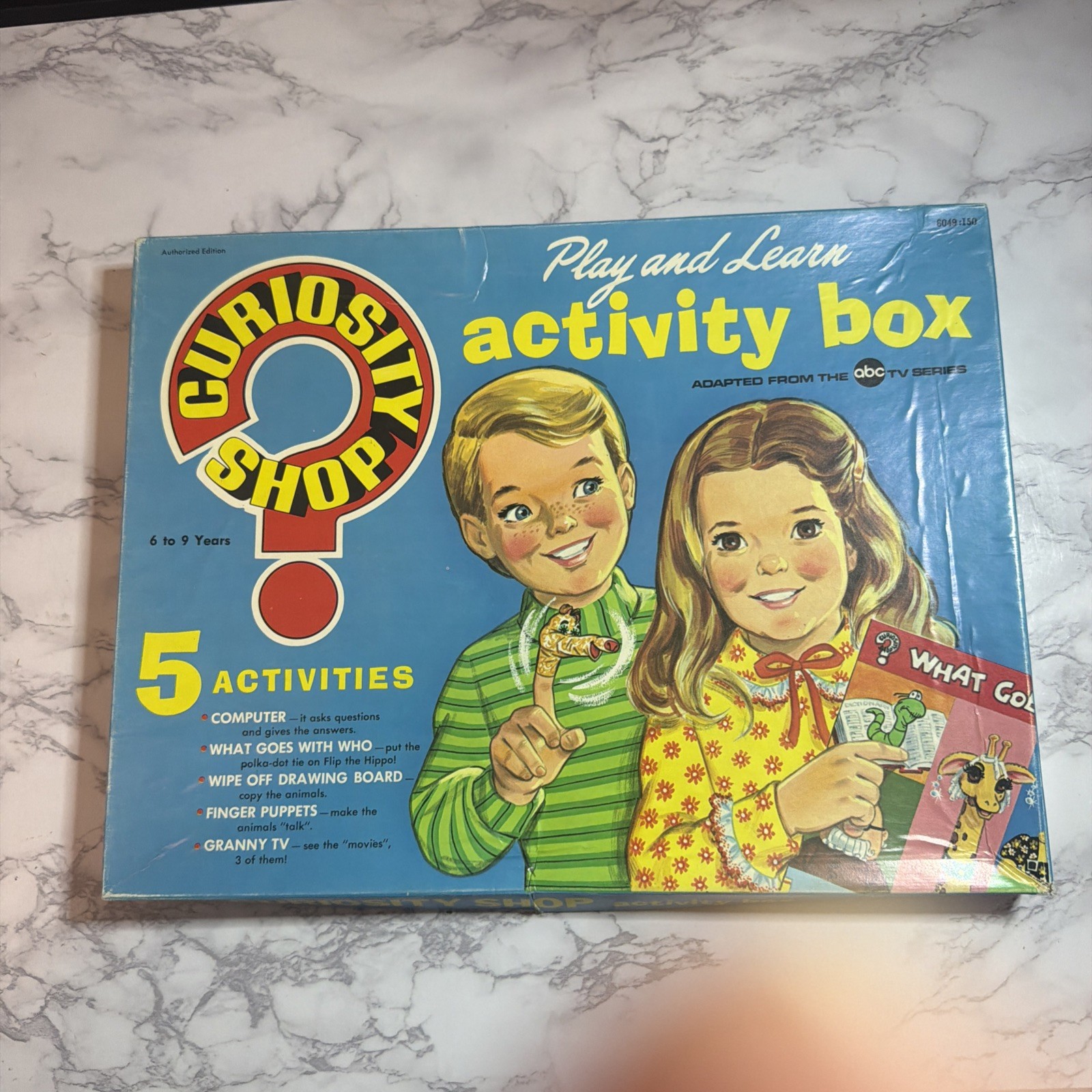 Curiosity Shop Activity Box, a “play and learn” -1971 by Milton Bradley
