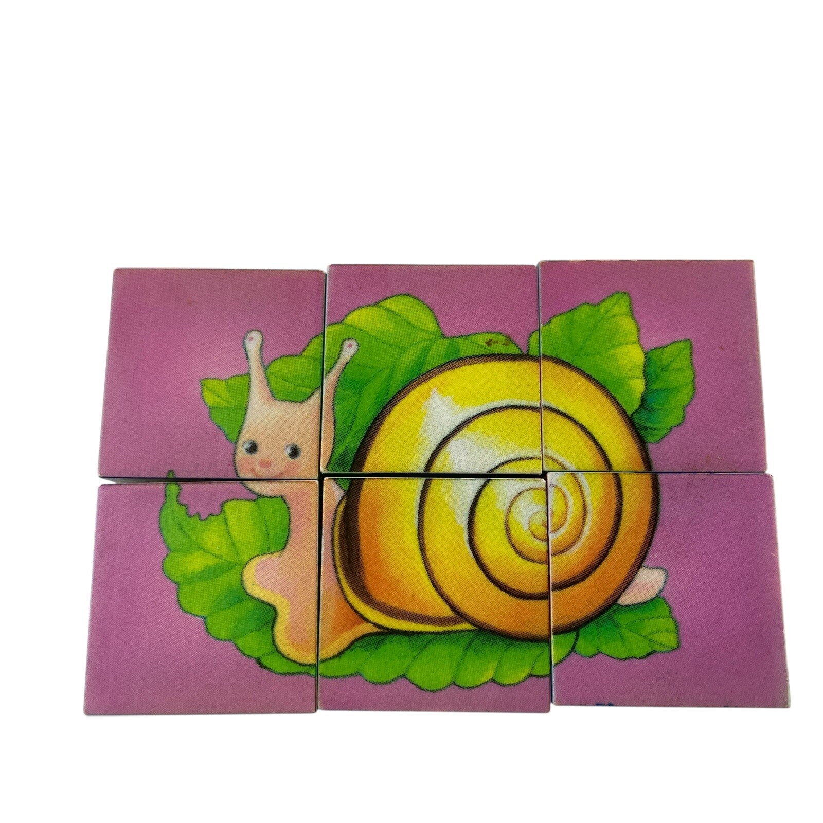 Ravensburger Block Puzzle Animals 6 Sided Childrens Duck Frog Fish Butterfly