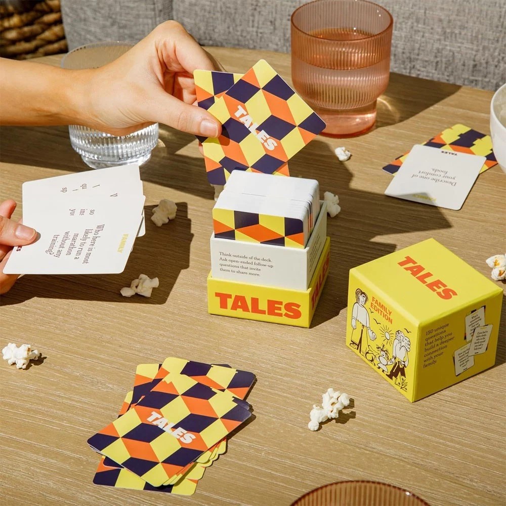 Tales Conversation Starter Cards Card Game For Family/Couples Edition 1~2pcs US