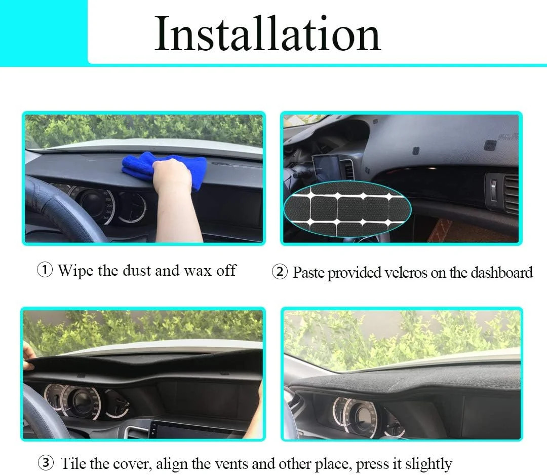 Dashboard Cover Dash Cover Mat Pad Custom Fit for Toyota Camry 2018 2019 2020 20