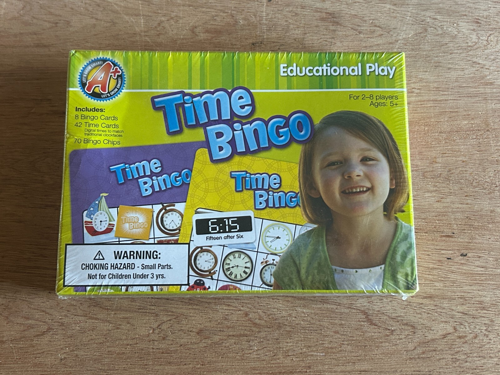 Time Bingo Alphabet Bingo Educational Play Games Factory Sealed lot Homeschool