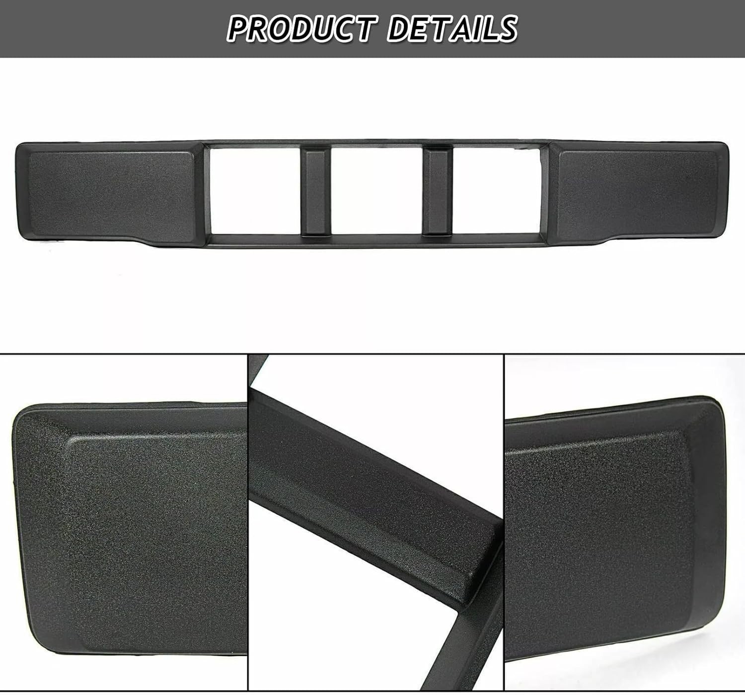 Front Lower Grille Trim Panel Compatible With 2015-2017 Ford F-150 F150 Black…