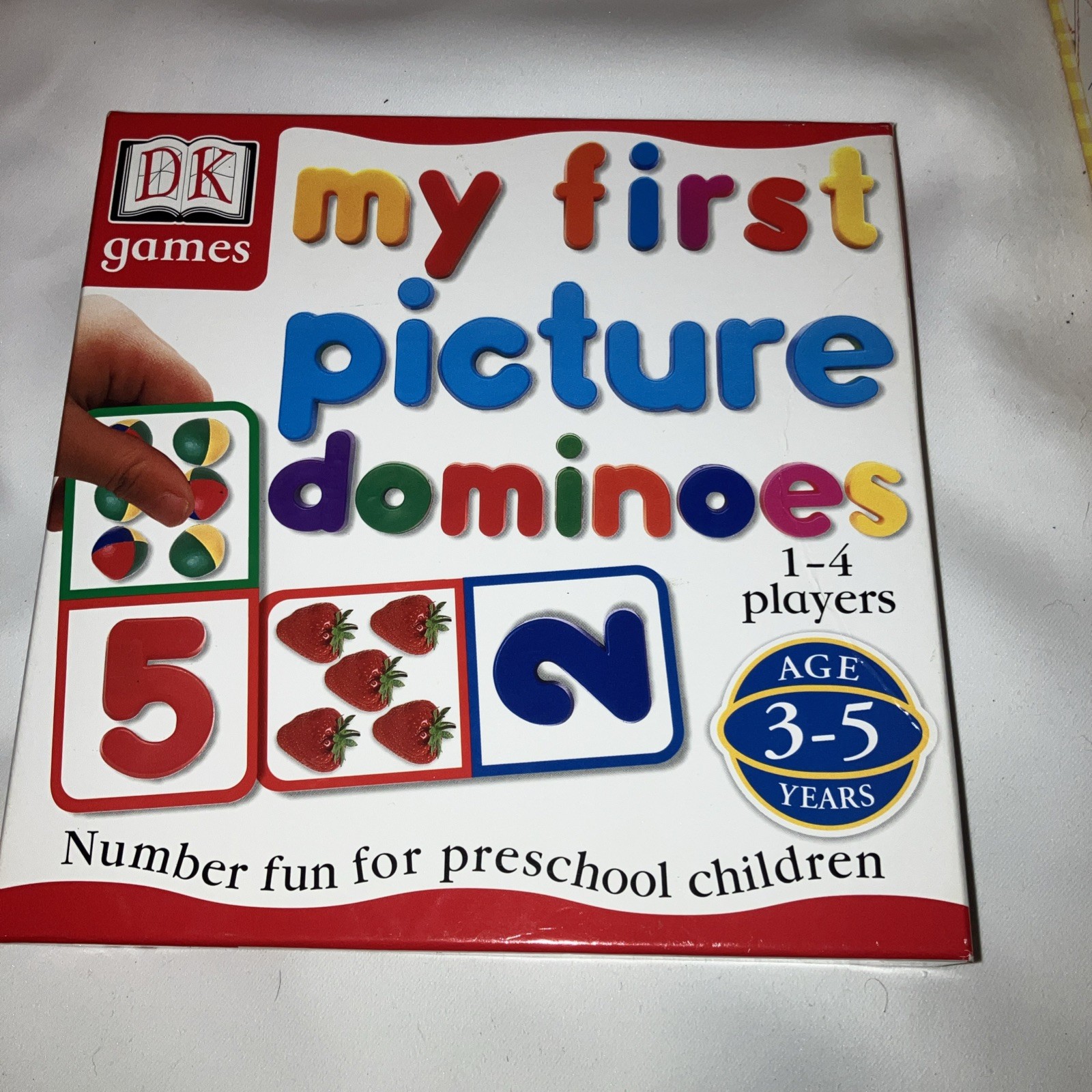My First Picture Dominos DK Games Montessori Early Learning Count, Hand – Eye