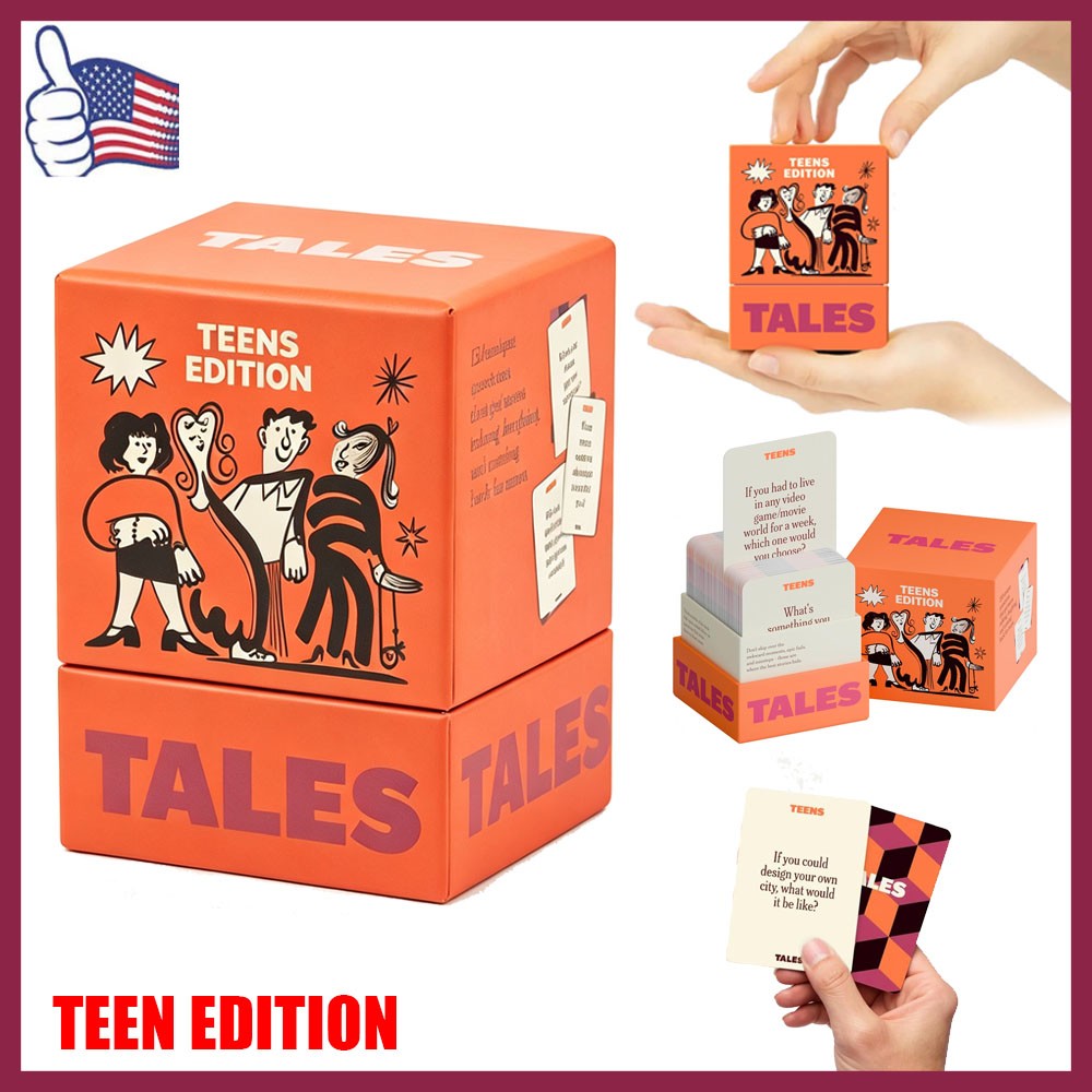 TALES Conversation Cards, Teens Edition, Fun Family Games for Teens,Game Nights