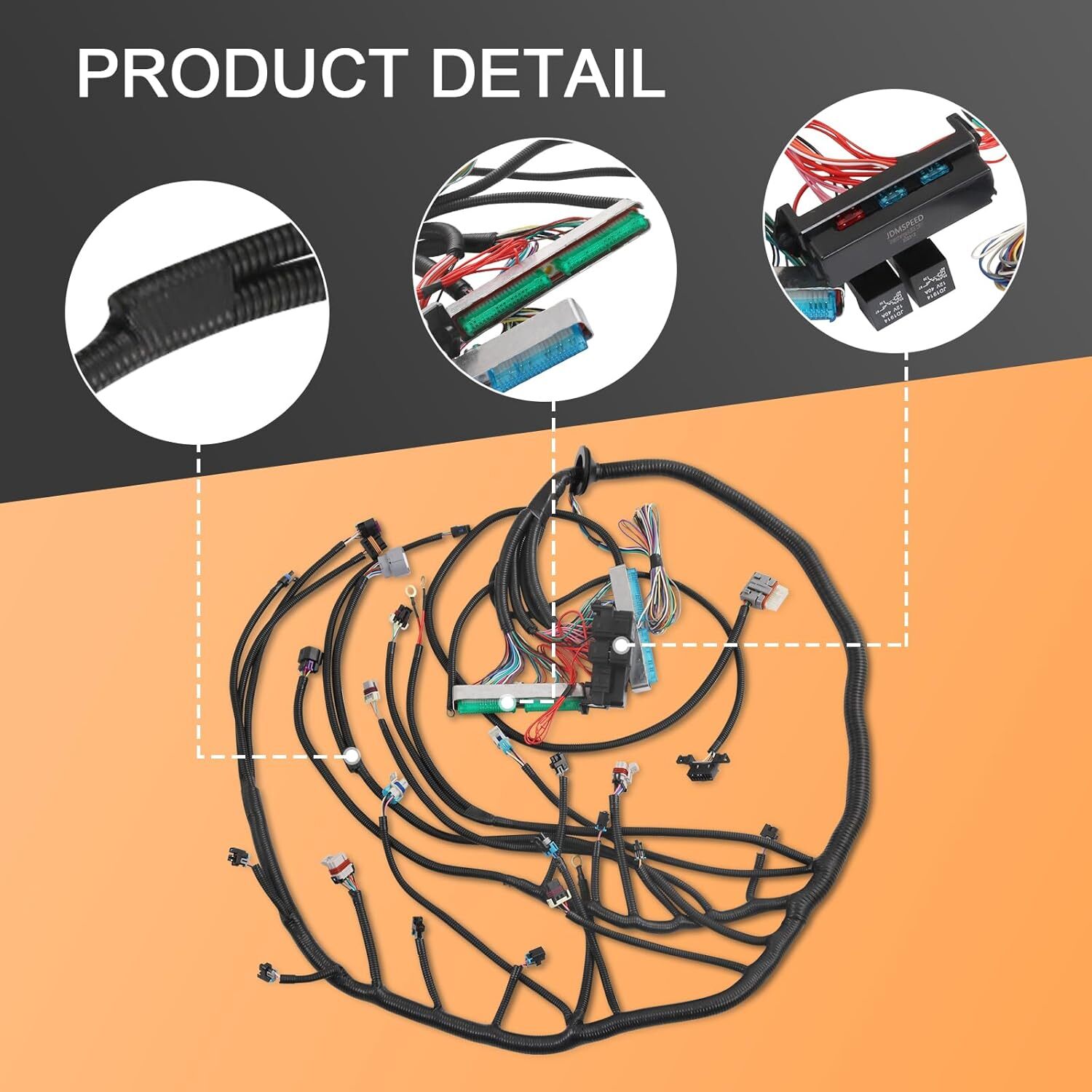 Engine Standalone Wiring Harness 4L80E DBW Compatible with Drive by Wire LS