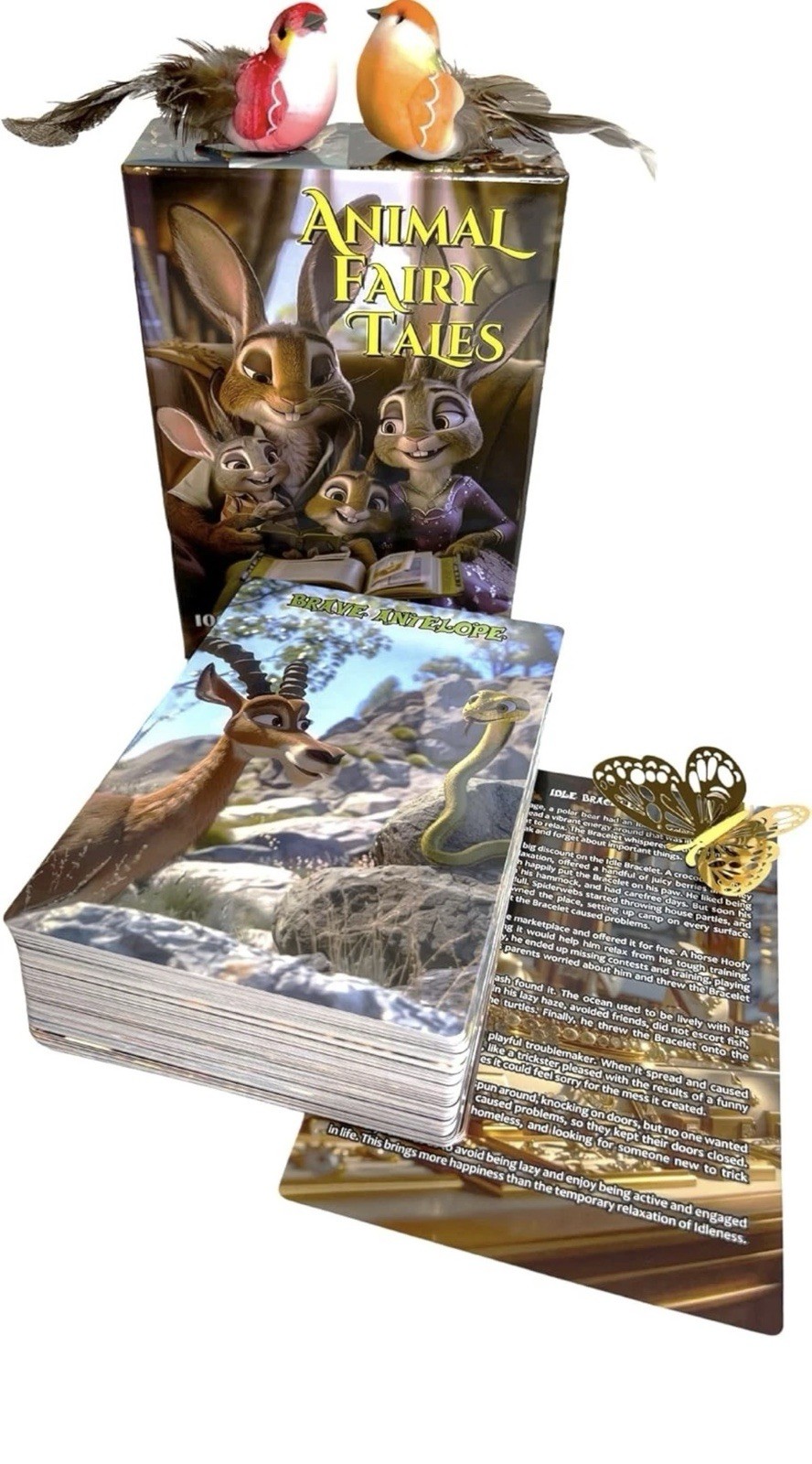 Milliana Riche Animal Fairy Tales, Storytelling Cards (100 Flash Cards) **NEW**