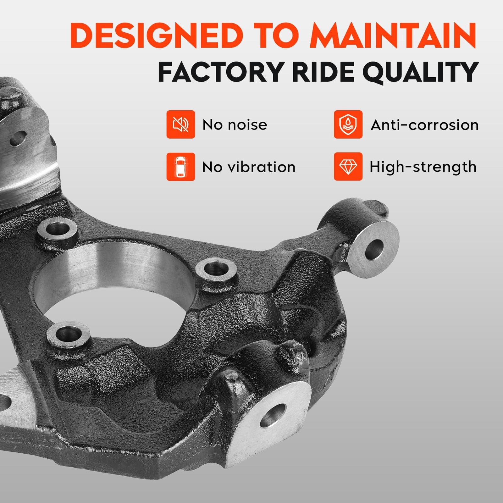 Front Right Suspension Steering Knuckle Passenger Side for 2007-2014 Chevy Si…