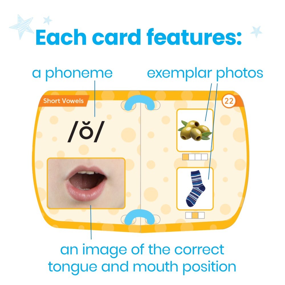 Mirror My Sounds Phoneme Set, Learning Phonemic Awareness, Phonics for Ages 3+
