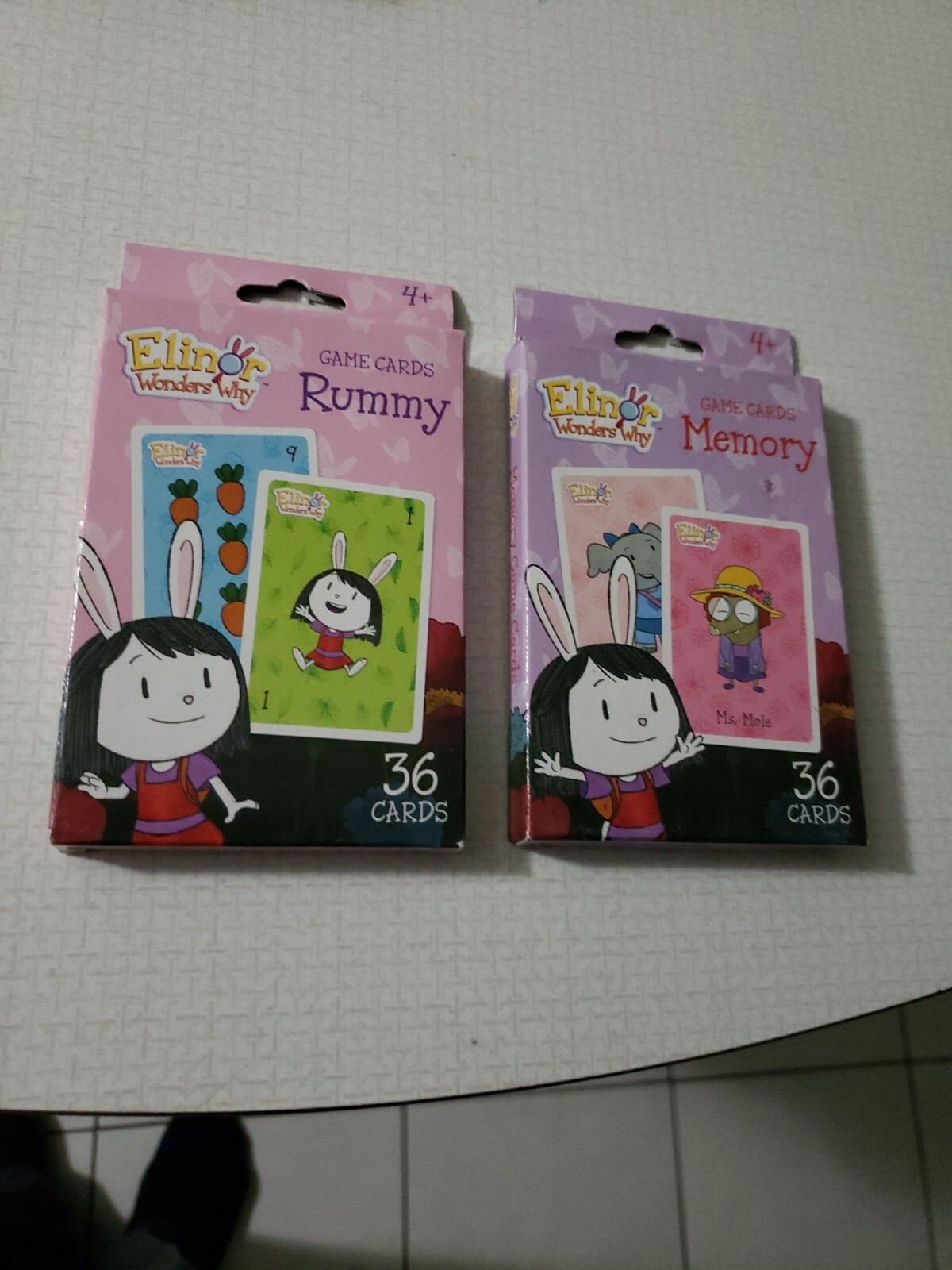 Elinor Wonder Why – Rummy & Memory 36 Educational Flash Cards Per Box New