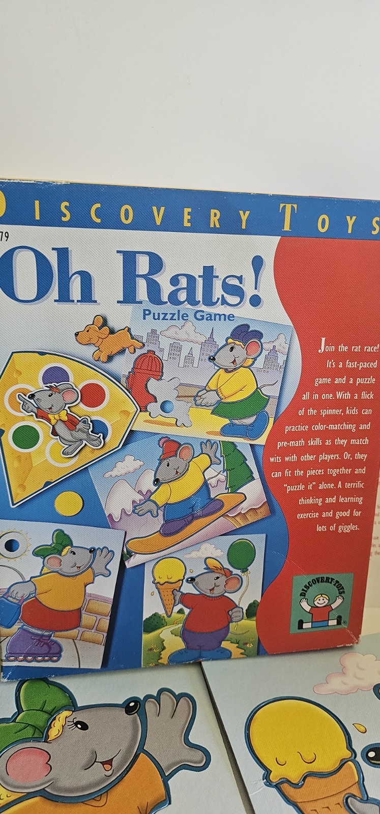 Oh Rats! Educational Puzzle Game Discovery Toys Complete Ages 3+