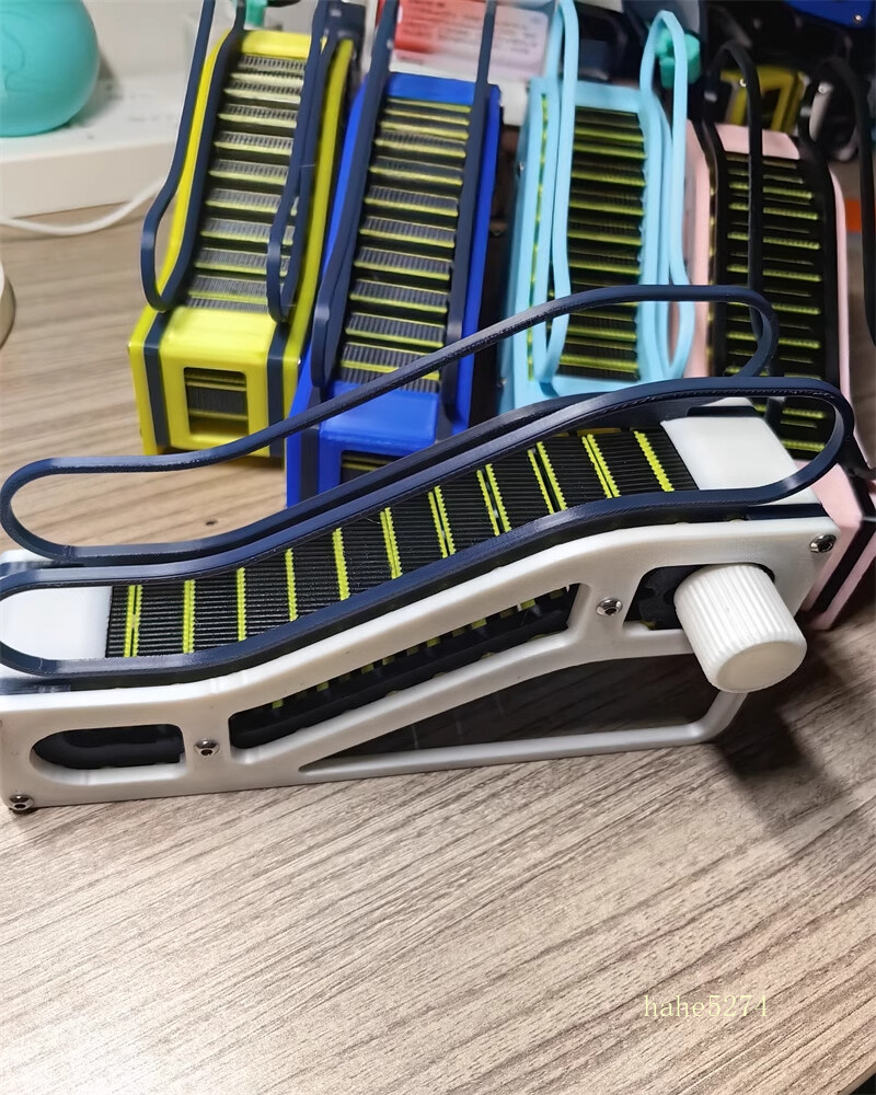 Simulation 3D Printed Escalator Lift Button Elevator Scene Model Children Toy