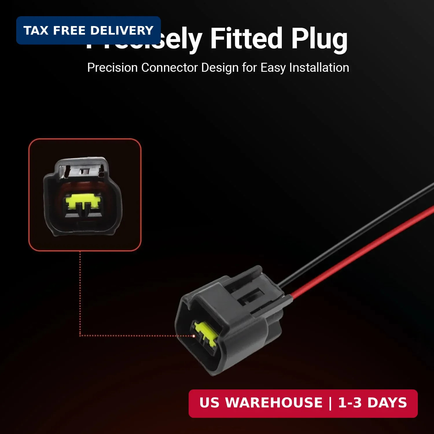 Ignition Coil Connector Pigtail Harness Compatible with Ford 4.6L 5.4L 6.8L F-15