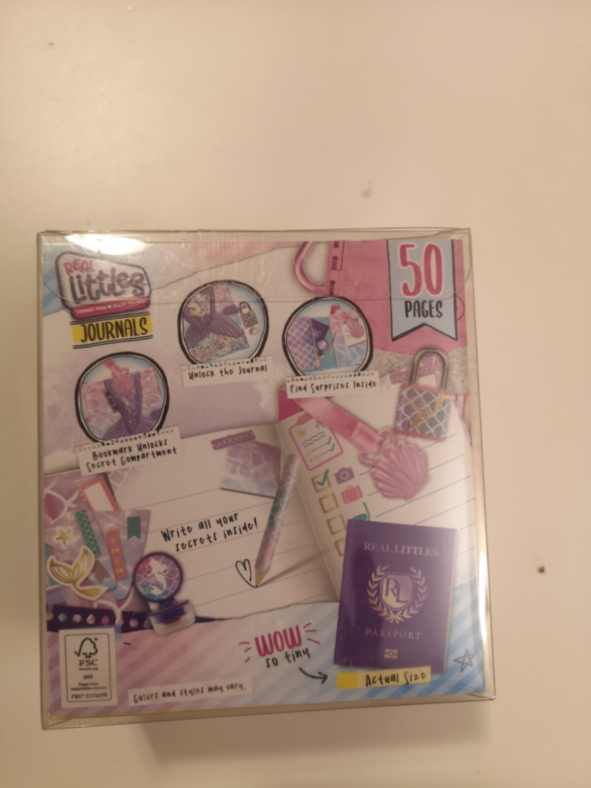 🍦Real Littles Journal Ice Cream Cone Style 🍨 50pages RL by Moose Shopkins