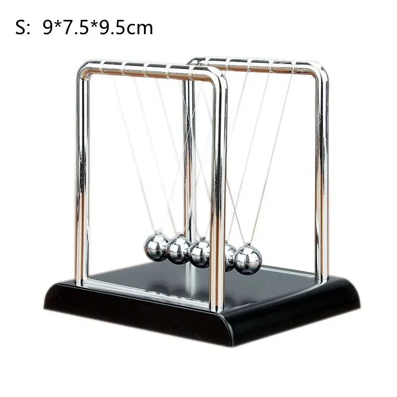 Perpetual Motion Collision Newton Cradle Steel Balls School Teaching Physics Toy