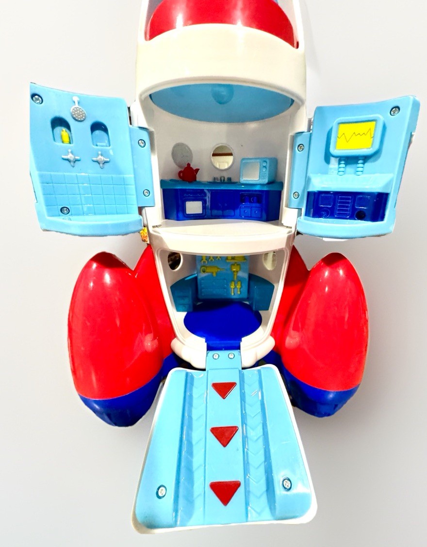 Lakeshore Educational Play & Explore Rocket Ship Rocket No Figures 17″ tall