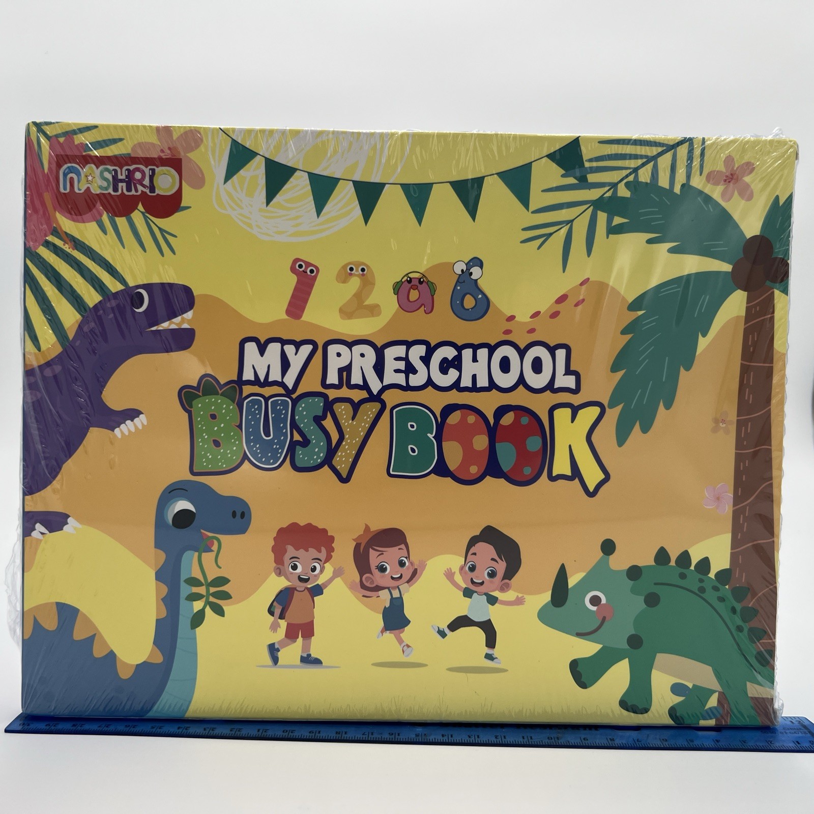 Nashrio My Preschool Busy Book Montessori Method 3+ 24 Activities Sealed New