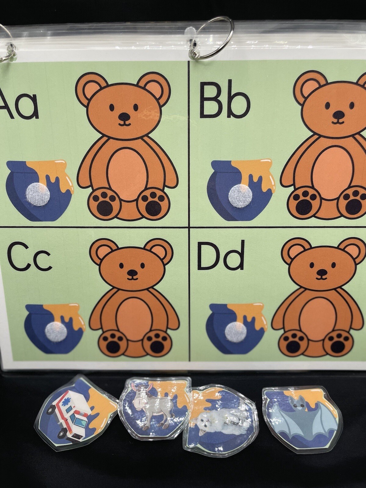 Beginning Sounds Reading Phonics Activity Busy Book Game Educational Children’s