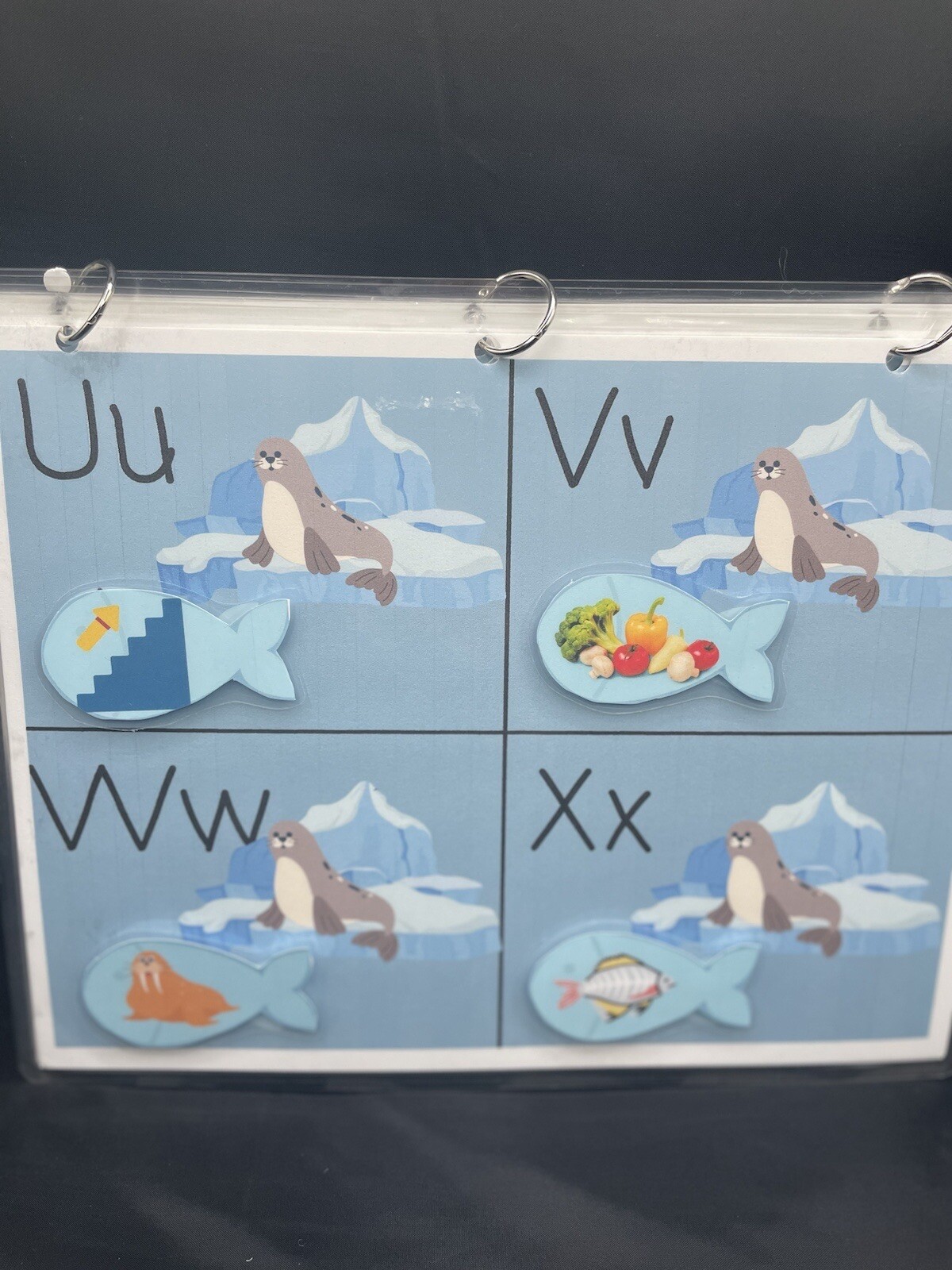 Beginning Sounds Reading Phonics Activity Busy Book Game Educational Children’s