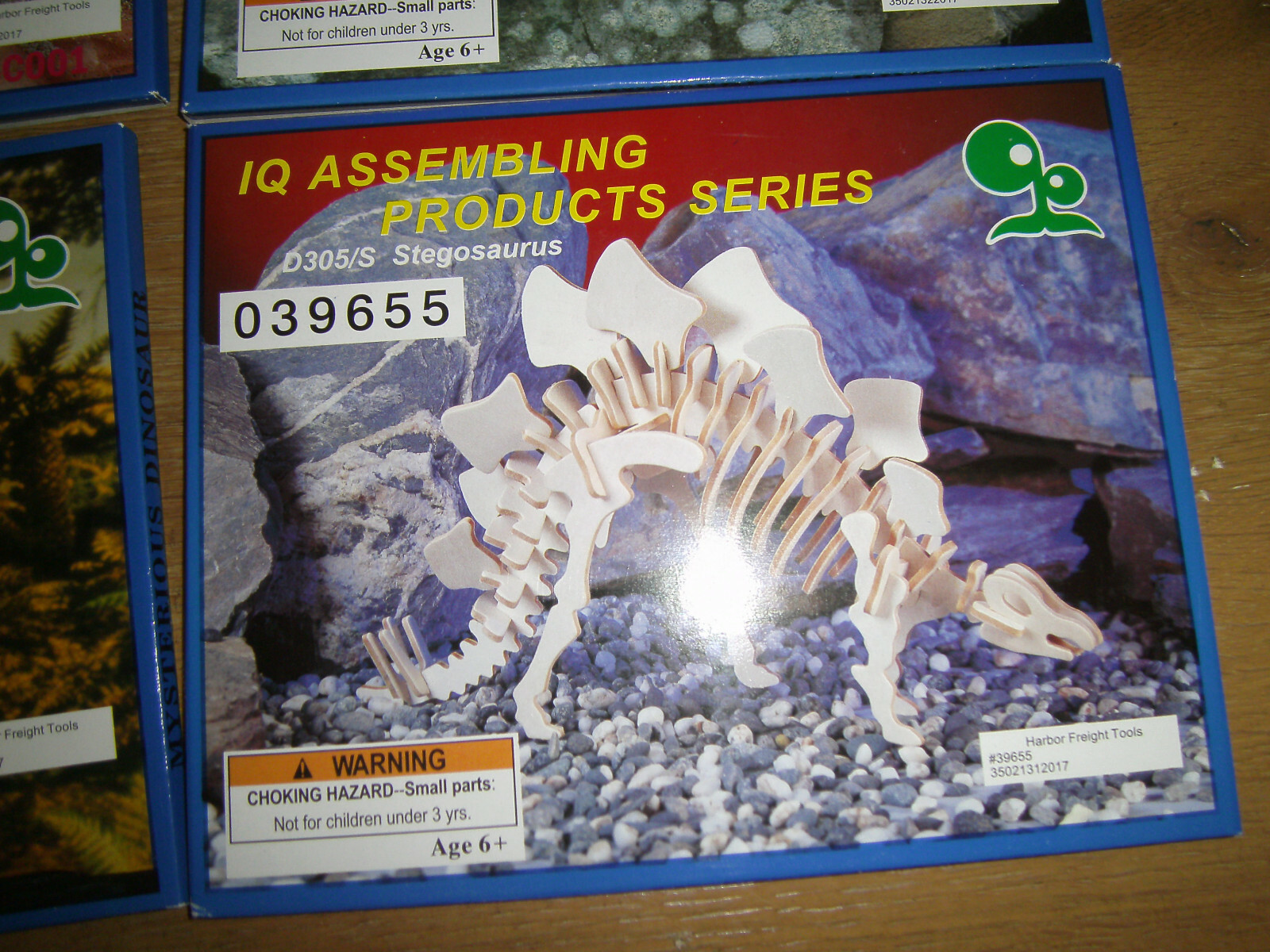 IQ 3D Series Assembling LOT of 4 Wood Ant Parasurolophus Stegosaurus Dimetrodon