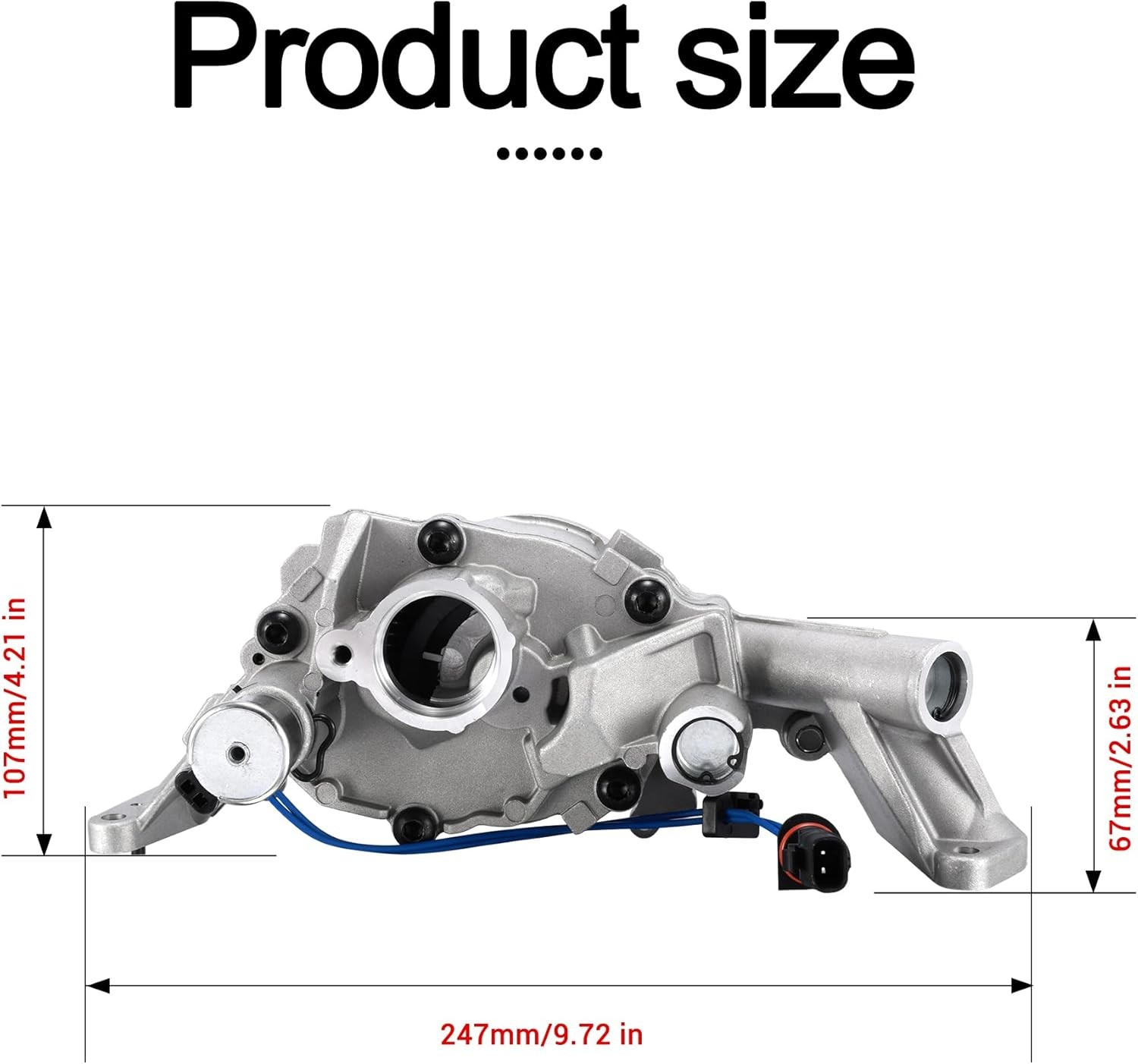Oil Pump with Solenoid for Chrysler 3.6L 68252670AA