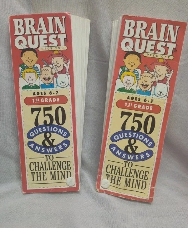 Brain Quest Cards Grade 1 Ages 6-8 Deck New Edition
